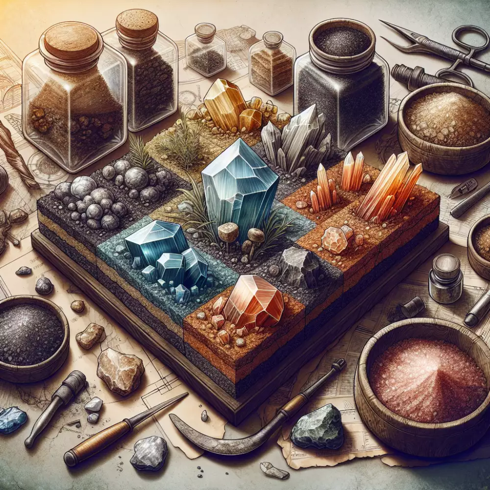 organické minerály