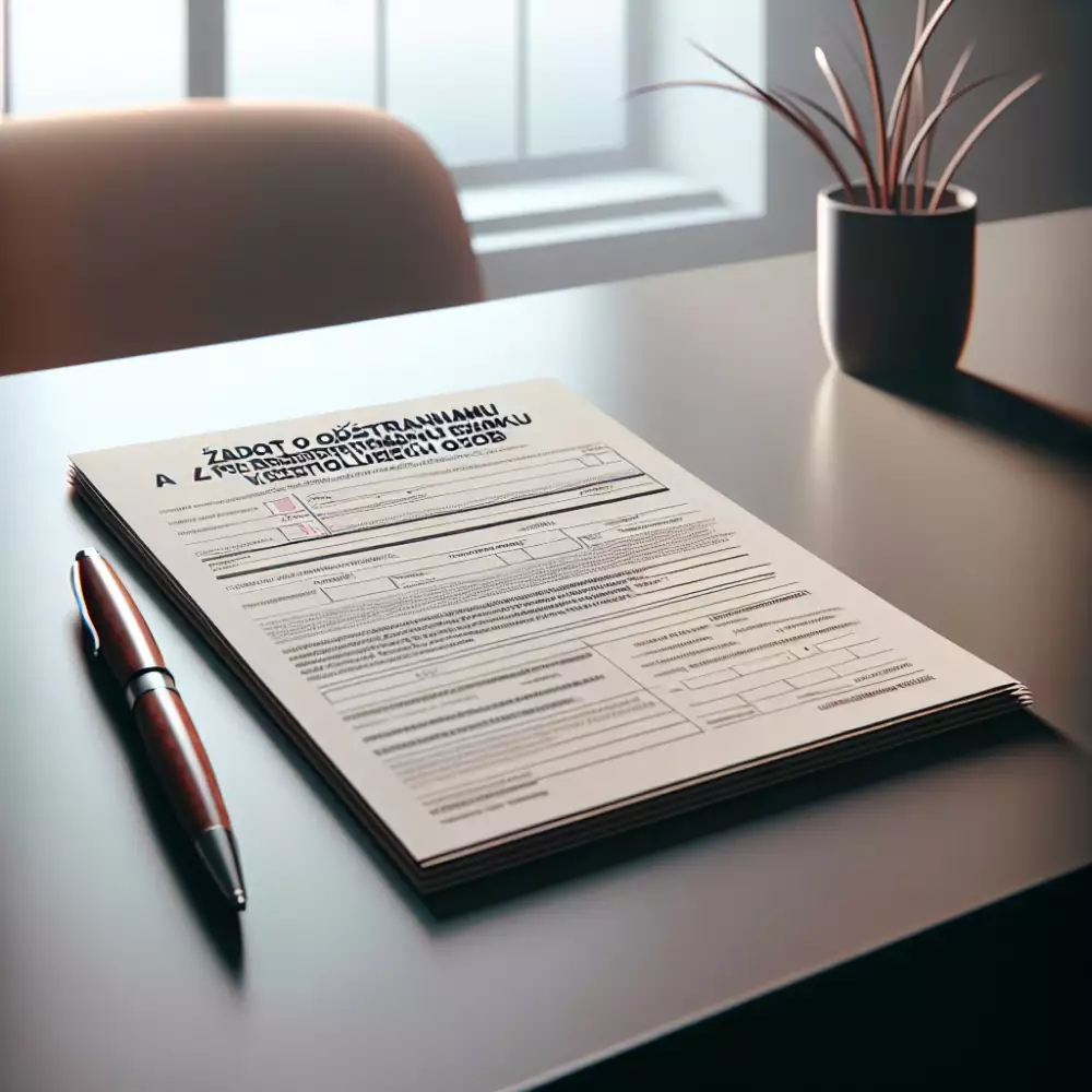 žádost o výmaz z rejstříku vyloučených osob