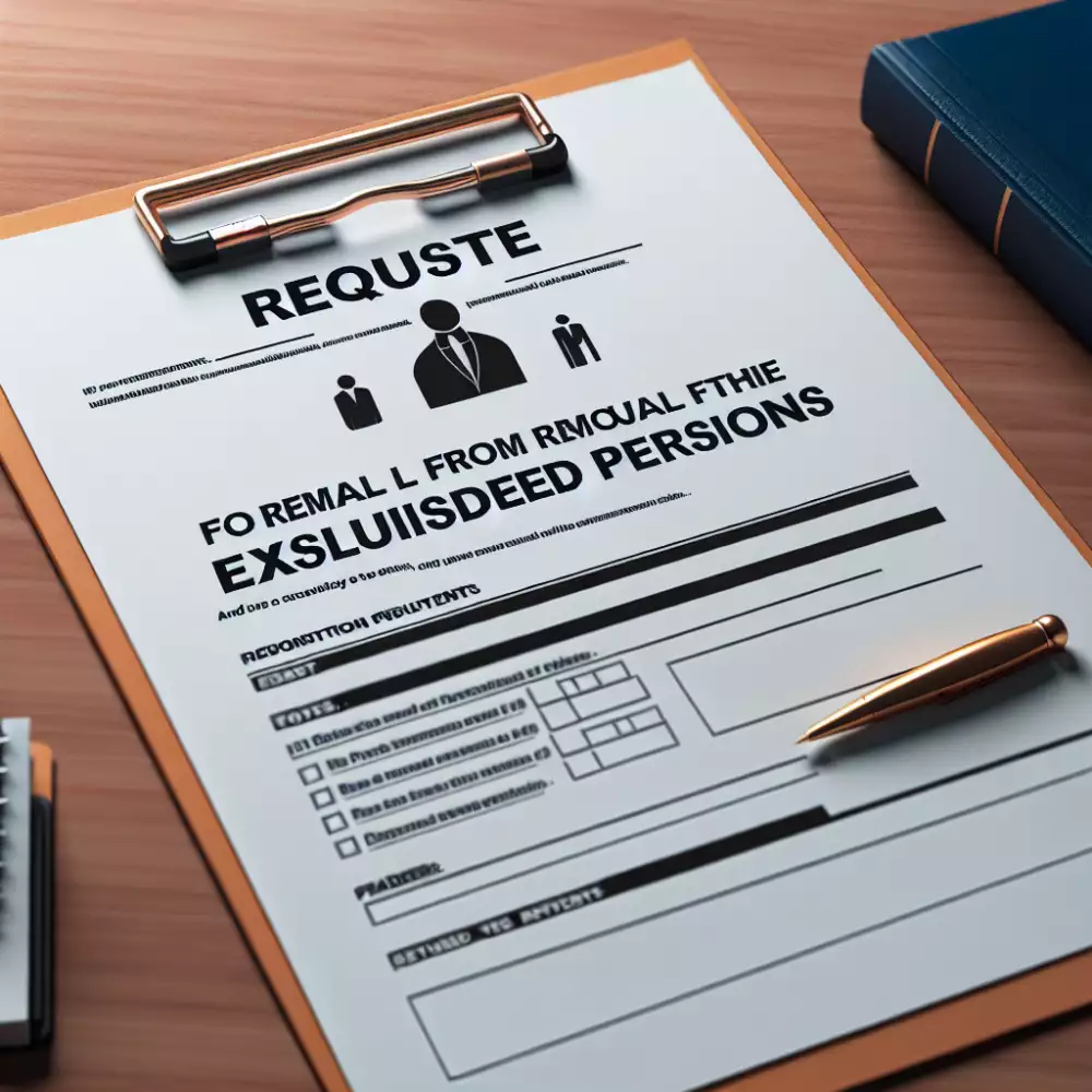 Žádost O Výmaz Z Rejstříku Vyloučených Osob